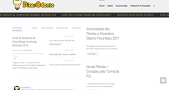 Desktop Screenshot of dicasodonto.com.br