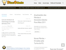 Tablet Screenshot of dicasodonto.com.br